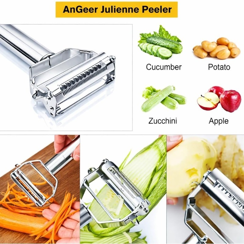 ที่ปอกเปลือกสแตนเลสสำหรับครัว  - Kitchen Gadgets Peeler บทวิจารณ์และราคา