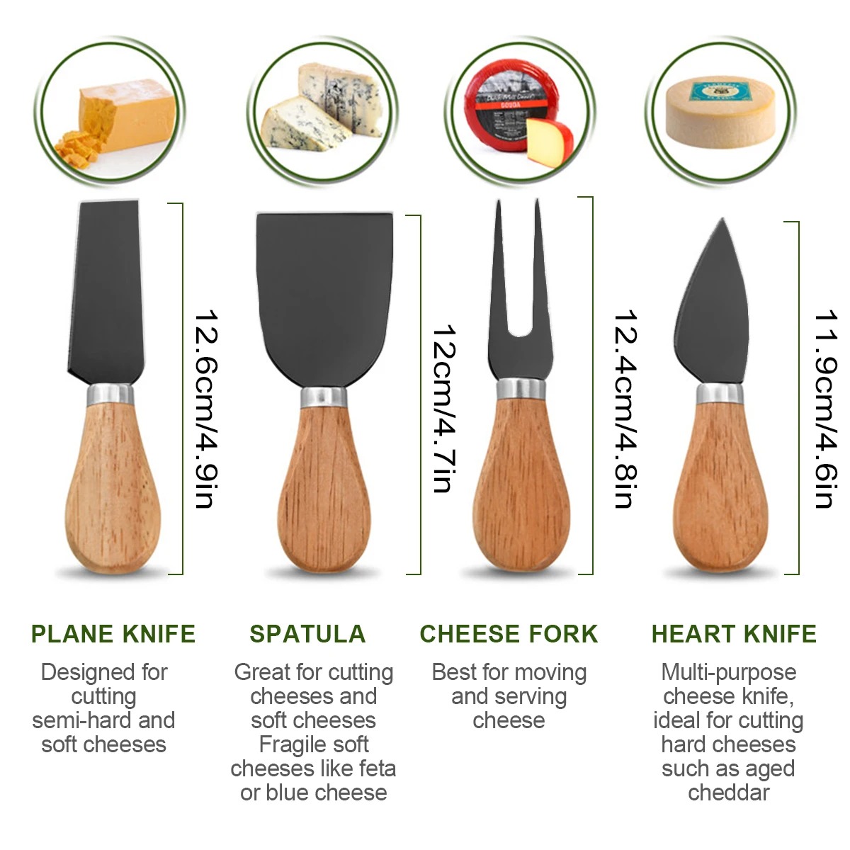 ชุดมีดชีสสําหรับบอร์ดและช้อนส้ - Kitchen Gadgets In Japan บทวิจารณ์และราคา