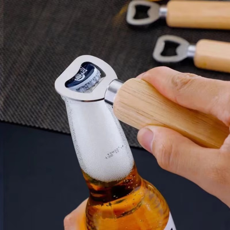ที่เปิดขวดสแตนเลสแบบไม้ สำหรับ - Kitchen Gadgets Home Party บทวิจารณ์และราคา