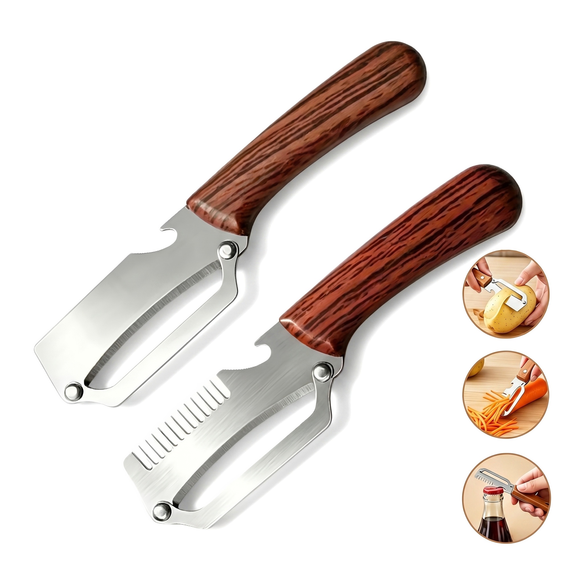 ที่ปอกผักอเนกประสงค์ 2in1 3in1 - Kitchen Gadgets Built In บทวิจารณ์และราคา