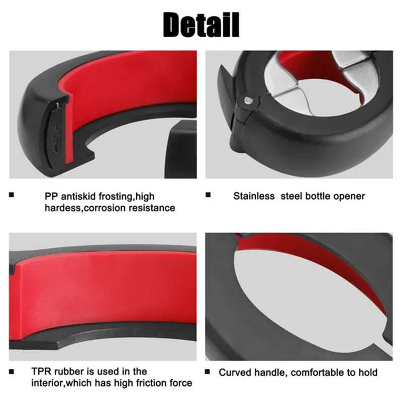 6 In 1 ที่เปิดขวดมัลติฟังก์ชั่ - Kitchen Gadgets Jar Openers บทวิจารณ์และราคา