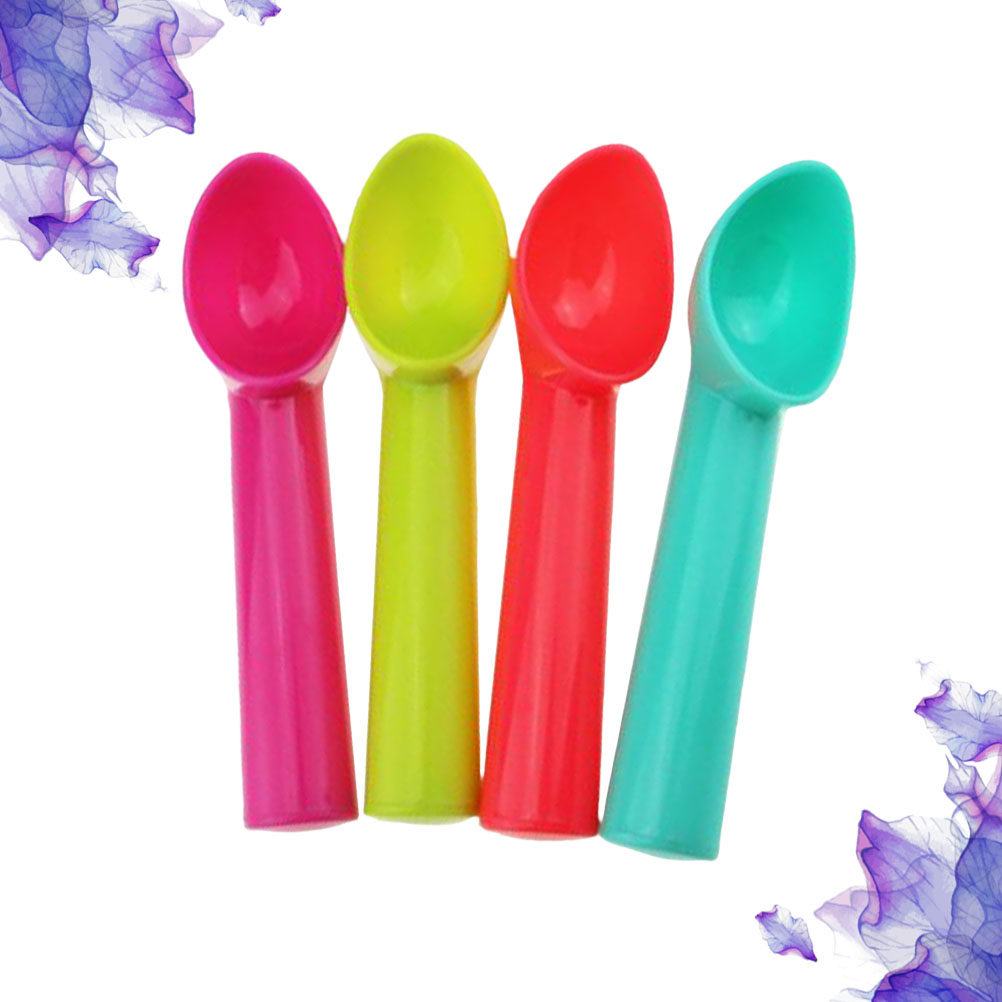 ช้อนตักไอศกรีม 4 ชิ้น ช้อนพลาส - Kitchen Gadgets Kitchen บทวิจารณ์และราคา