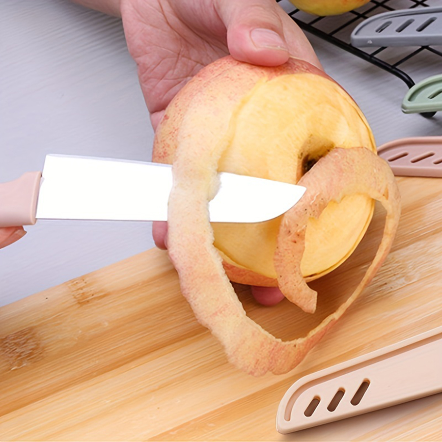 1PC Candy-สีแบบพกพามีดผลไม้ PP - Kitchen Gadgets Peeler บทวิจารณ์และราคา