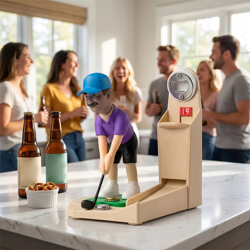 ที่เปิดขวดพร้อมที่เก็บฝาขวด รู - Kitchen Gadgets To 3D Print บทวิจารณ์และราคา