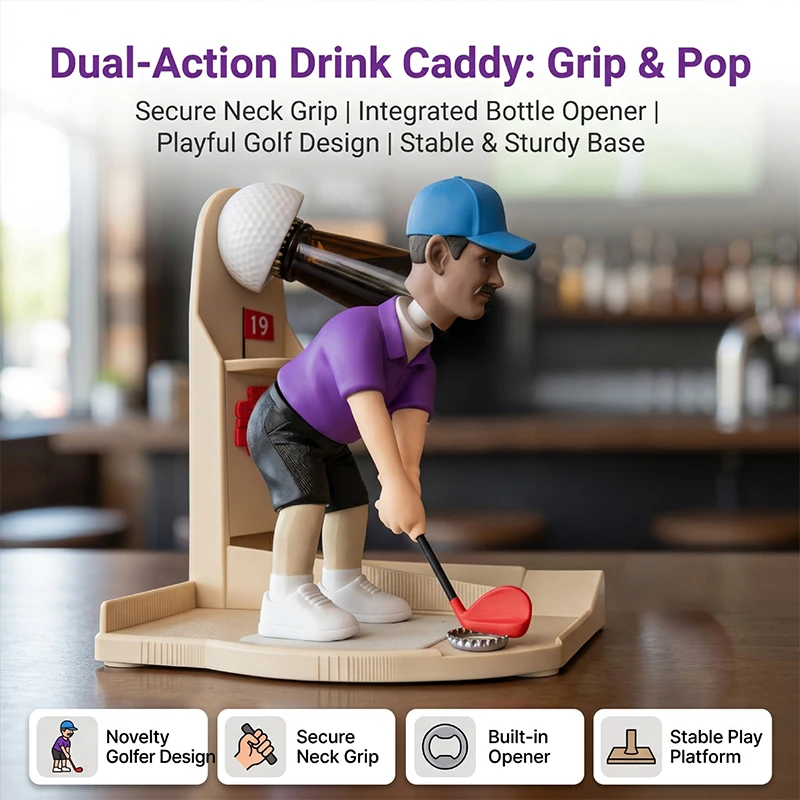 ที่เปิดขวดพร้อมที่เก็บฝาขวด รู - Kitchen Gadgets To 3D Print บทวิจารณ์และราคา