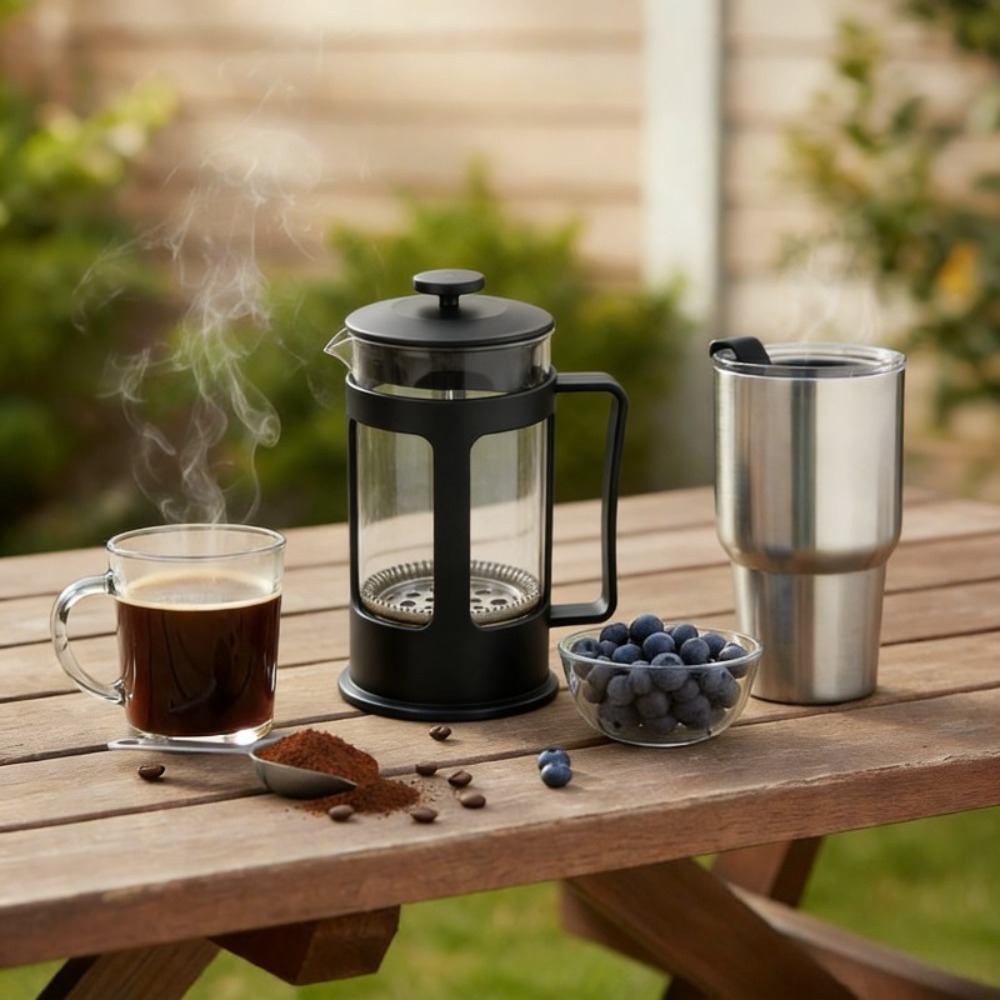 กาต้มกาแฟแบบเฟรนช์เพรส 350 มล. - French Press Coffee Maker บทวิจารณ์และราคา