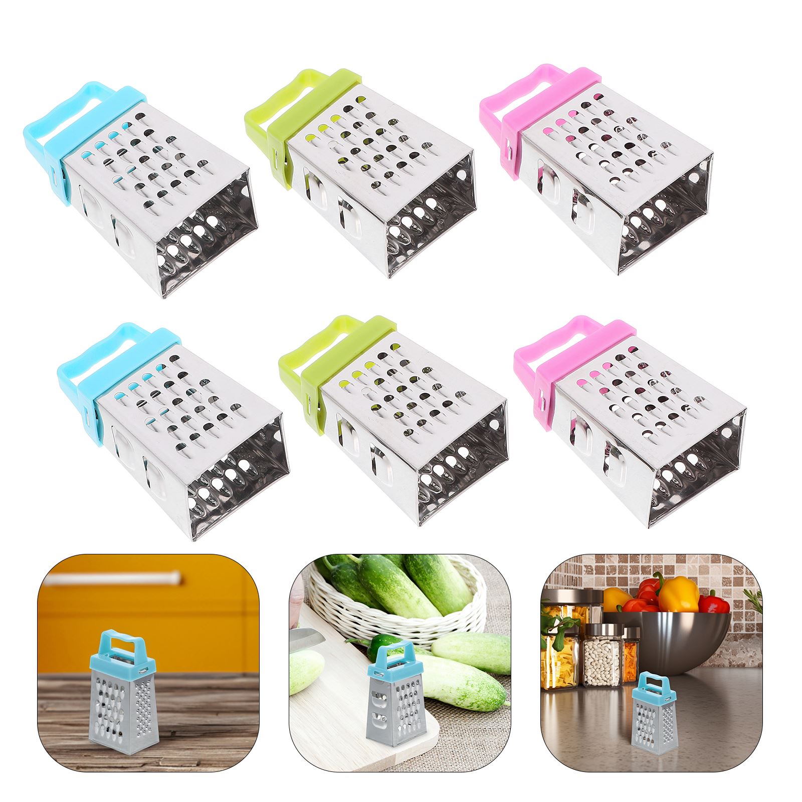6 ชิ้น Mini เครื่องขูดกล่องเคร - Cheese Grater Box บทวิจารณ์และราคา