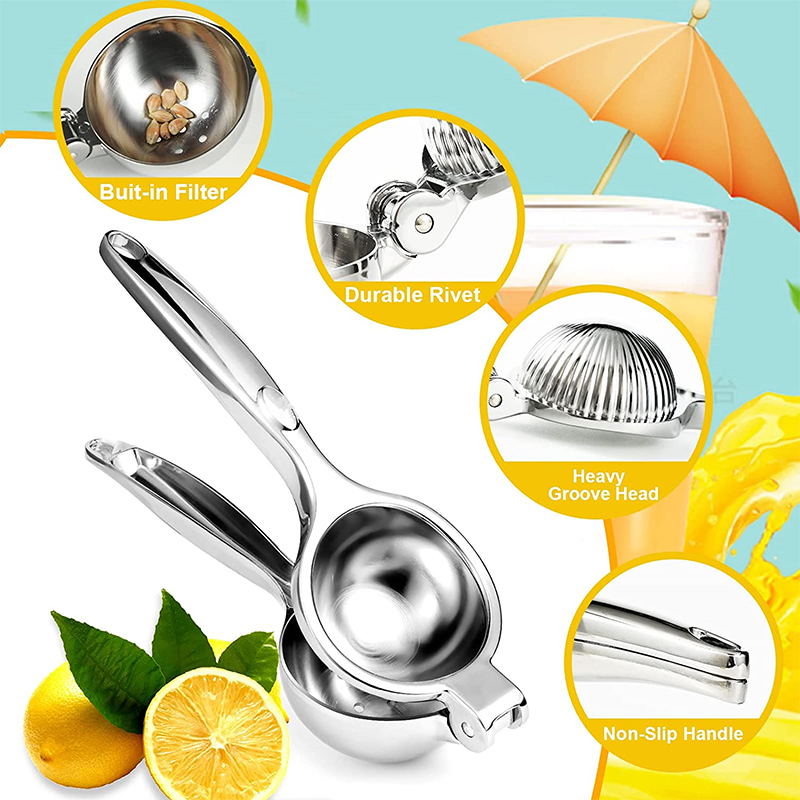 ที่คั้นน้ำมะนาวแบบมือ ทำจากโลห - Citrus Lemon Squeezer บทวิจารณ์และราคา