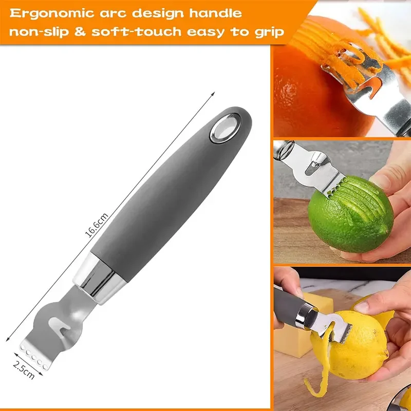 Lemon Citrus Zester เครื่องมือ - Cheese Grater Box บทวิจารณ์และราคา