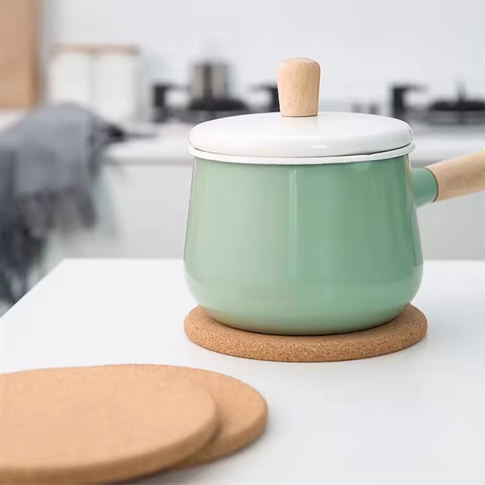 แผ่นรองหม้อกันความร้อน 4 ชิ้น  - Kitchen Gadgets In Japan บทวิจารณ์และราคา