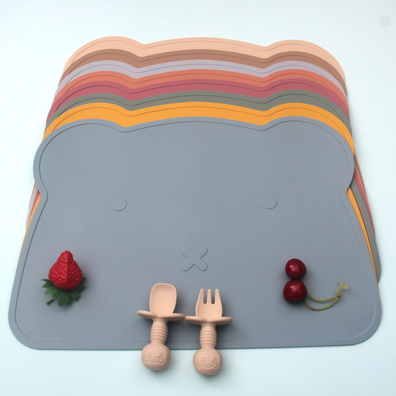 ซิลิโคนการ์ตูนหมี Placemat เด็ - Kitchen Gadgets Photo บทวิจารณ์และราคา
