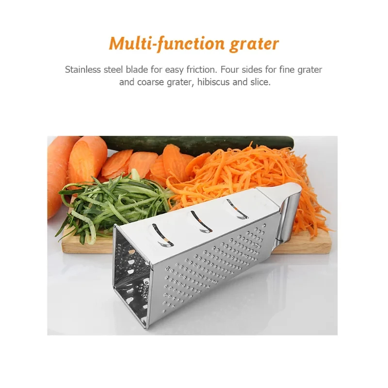 ที่ขูดผักอเนกประสงค์ 4 ด้าน ทำ - Cheese Grater Box บทวิจารณ์และราคา