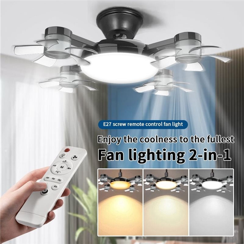 【อุปกรณ์ครัว】พัดลมเพดานพร้อมไฟ - Kitchen Room Gadgets บทวิจารณ์และราคา