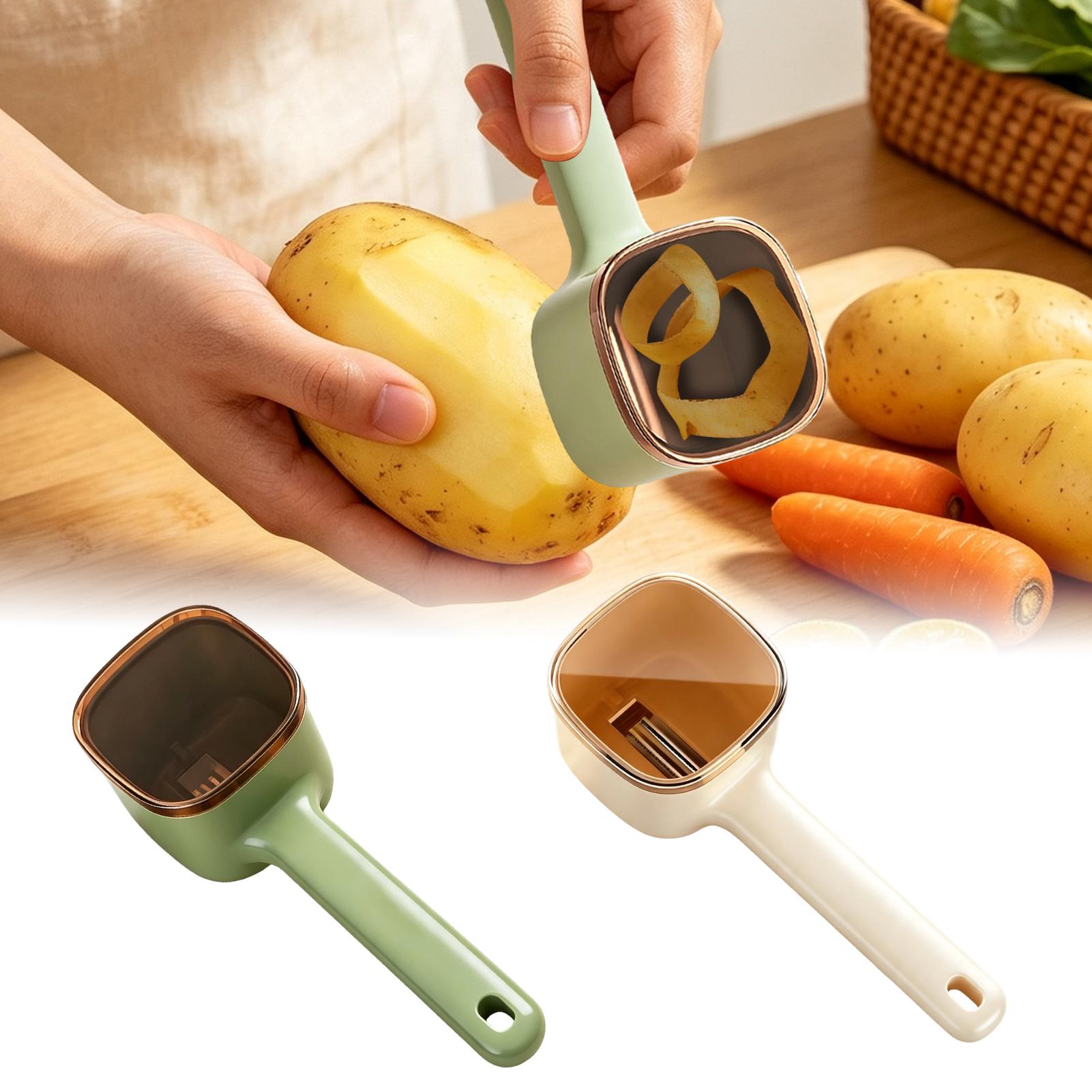 ที่ปอกเปลือกพร้อมกล่องเก็บอุปก - Kitchen Gadgets Peeler บทวิจารณ์และราคา