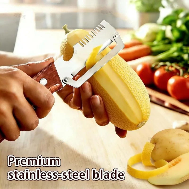 ที่ปอกผลไม้ผักอเนกประสงค์ 3-in - Kitchen Gadgets Built In บทวิจารณ์และราคา