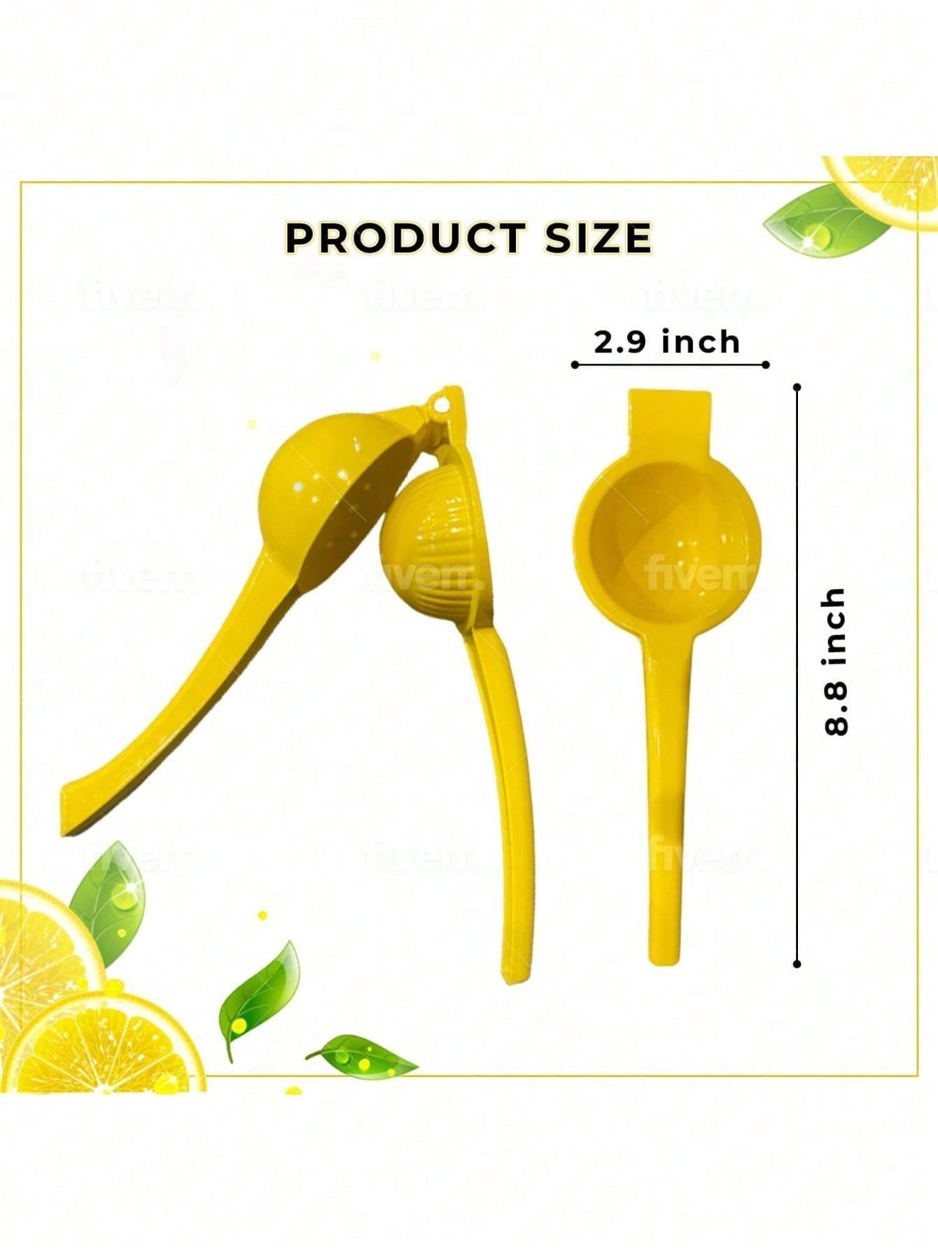 ที่คั้นมะนาวแบบมือหมุน 1 ชิ้น  - Citrus Lemon Squeezer บทวิจารณ์และราคา