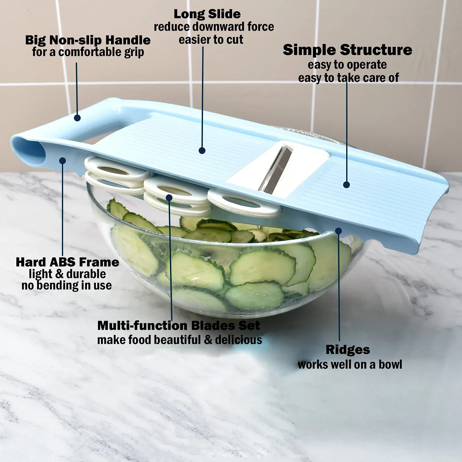 5 in 1 Mandoline Slicer สําหรั - Mandoline Slicer บทวิจารณ์และราคา